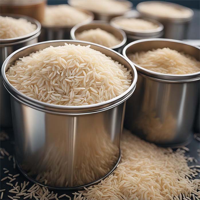 What is the best storage container for rice?