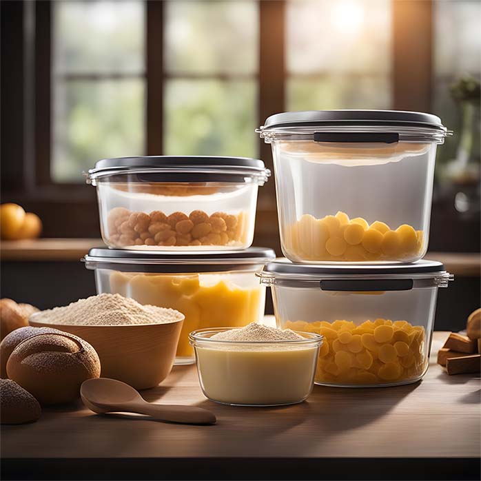 baked goods storage containers
